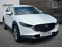 White Used 2025 Mazda CX-30 Takumi-Line SUV | £24,975