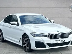 White Used 2021 BMW 520 M Sport | £26,395 (Fair price)
