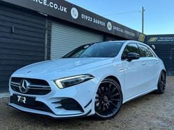 White Used 2022 Mercedes A35 AMG Premium Plus Hatchback | £23,989 (Fair price)