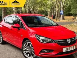 Red Used 2017 Vauxhall Astra Elite Hatchback | £7,650 (Fair price)