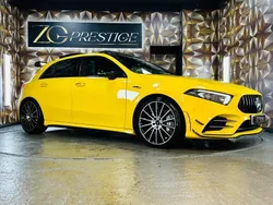 Yellow Used 2019 Mercedes A35 AMG Premium Plus Hatchback | £24,995 (A bit pricey)