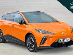 Orange Used 2023 MG MG4 EV Trophy Hatchback | £16,581 (Fair price)