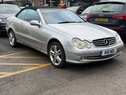 Silver Used 2004 Mercedes CLK320 Avantgarde Cabriolet | £1,695