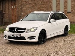 White Used 2012 Mercedes C250 AMG Estate | £3,995 (Super price)