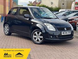 Black Used 2008 Suzuki Swift GLX Hatchback | £1,999 (Fair price)