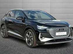Black Used 2024 Audi Q4 e-tron S-Line SUV | £35,250 (Good price)