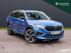 Race blue metallic Used 2023 Skoda Kodiaq vRS SUV | £35,700 (Fair price)