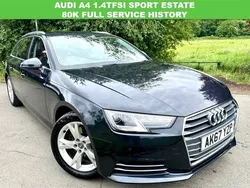 Blue Used 2018 Audi A4 Sport Estate | £11,985 (Fair price)