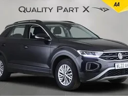 Black Used 2022 VW T-Roc Life SUV | £13,880 (Fair price)