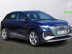 Blue Used 2021 Audi Q4 e-tron S-Line SUV | £25,599 (Good price)