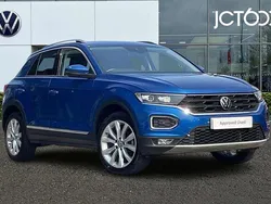 Blue Used 2020 VW T-Roc SEL SUV | £20,650 (Fair price)