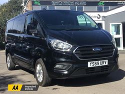 Black Used 2019 Ford Transit Custom Limited Van | £16,995 (Expensive)