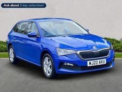 Blue Used 2022 Skoda Scala SE Hatchback | £13,980 (Fair price)