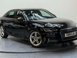 Black Used 2018 Audi A4 S-Line Sedan | £8,995 (Fair price)