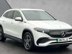 White Used 2021 Mercedes EQA250 AMG line SUV | £18,280 (Fair price)
