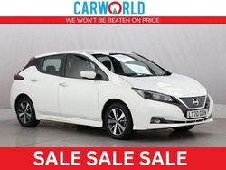 White Used 2020 Nissan Leaf Acenta Hatchback | £8,990 (Good price)