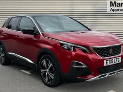 Red Used 2018 Peugeot 3008 GT-line Hatchback | £13,250 (Good price)