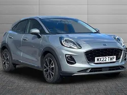 Solar silver Used 2022 Ford Puma Gen-E Titanium Hatchback | £14,745 (Fair price)
