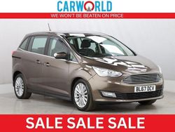 Brown Used 2018 Ford Grand C-Max Titanium MPV | £9,400 (Fair price)