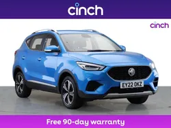 Blue Used 2022 MG ZS Excite Sedan | £12,449 (Fair price)