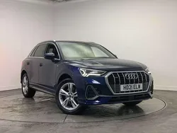 Blue Used 2021 Audi Q3 S-Line SUV | £25,900 (Good price)