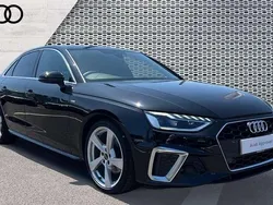 Black Used 2023 Audi A4 S-Line Sedan | £26,095 (Fair price)