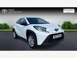 White Used 2023 Toyota Aygo PURE Hatchback | £14,071 (Fair price)