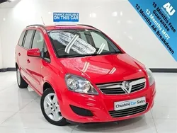 Red Used 2012 Vauxhall Zafira MPV | £2,995 (Fair price)