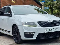 White Used 2014 Skoda Octavia vRS Estate | £9,595 (Expensive)