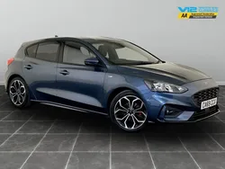 Blue Used 2019 Ford Focus ST-Line X Hatchback | £10,795 (Good price)