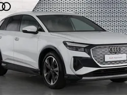 White Used 2022 Audi Q4 e-tron S-Line SUV | £24,909 (Fair price)