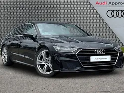 Black Used 2020 Audi A7 S-Line Hatchback | £28,494 (Fair price)
