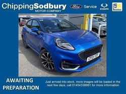 Desert island blue Used 2021 Ford Puma Gen-E ST-Line X SUV | £17,795 (A bit pricey)