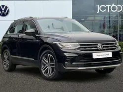 Black Used 2021 VW Tiguan Elegance SUV | £19,500 (Good price)