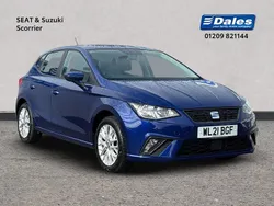 Mystery blue Used 2021 Seat Ibiza SE Technology Hatchback | £12,500 (Fair price)