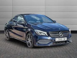 Blue Used 2018 Mercedes CLA220 AMG line Sedan | £13,295 (Fair price)