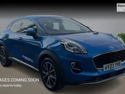 Blue Used 2023 Ford Puma Titanium Hatchback | £15,885 (Fair price)