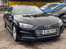 Black Used 2018 Audi A5 Sportback S-Line Hatchback | £12,999