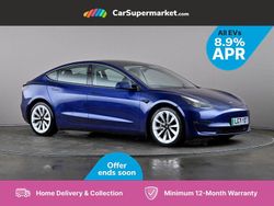 Blue Used 2021 Tesla Model 3 Long Range AWD Sedan | £21,997 (Fair price)