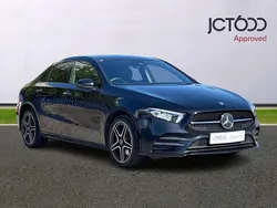 Black Used 2022 Mercedes A250 AMG Line Premium Sedan | £22,854 (Fair price)