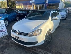 White Used 2013 VW Golf Cabriolet S Cabriolet | £4,850