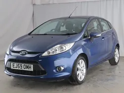 Blue Used 2010 Ford Fiesta Zetec Hatchback | £5,450 (Fair price)