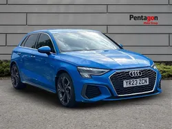 Blue Used 2023 Audi A3 Sportback S-Line Hatchback | £19,999 (Fair price)