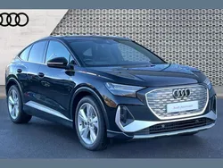 Black Used 2024 Audi Q4 Sportback e-tron S-Line SUV | £38,716