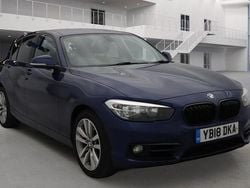 Blue Used 2018 BMW 120 Sport Line Hatchback | £8,194 (Fair price)