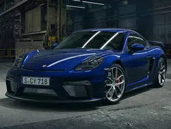 Gentian blue metallic Used 2023 Porsche 718 Cayman GT4 | £88,990