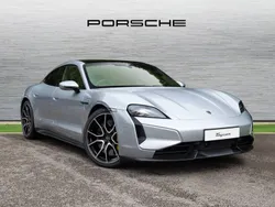 Dolomite silver metallic New 2024 Porsche Taycan Turbo S Sedan | £159,790