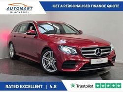 Red Used 2017 Mercedes E200 AMG line Estate | £15,995 (Fair price)