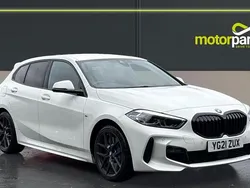 Alpine white gloss Used 2021 BMW 116 M Sport Hatchback | £18,250 (Fair price)