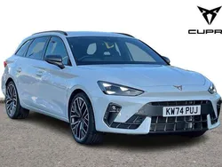 White New 2024 Cupra Leon VZ2 Estate | £31,490 (Super price)